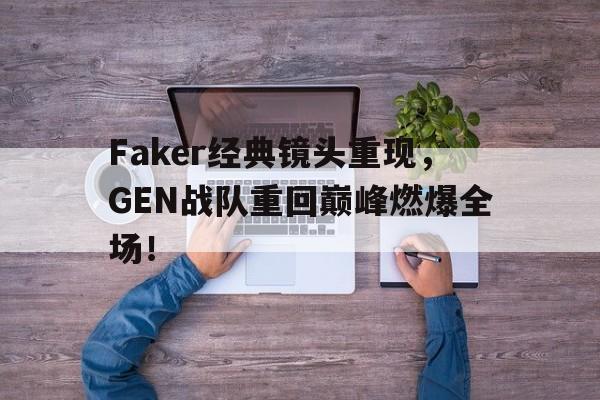 Faker经典镜头重现，GEN战队重回巅峰燃爆全场！